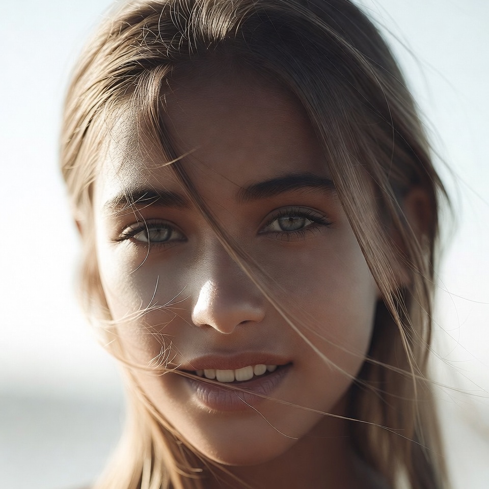Young woman at the beach Young woman at the beach