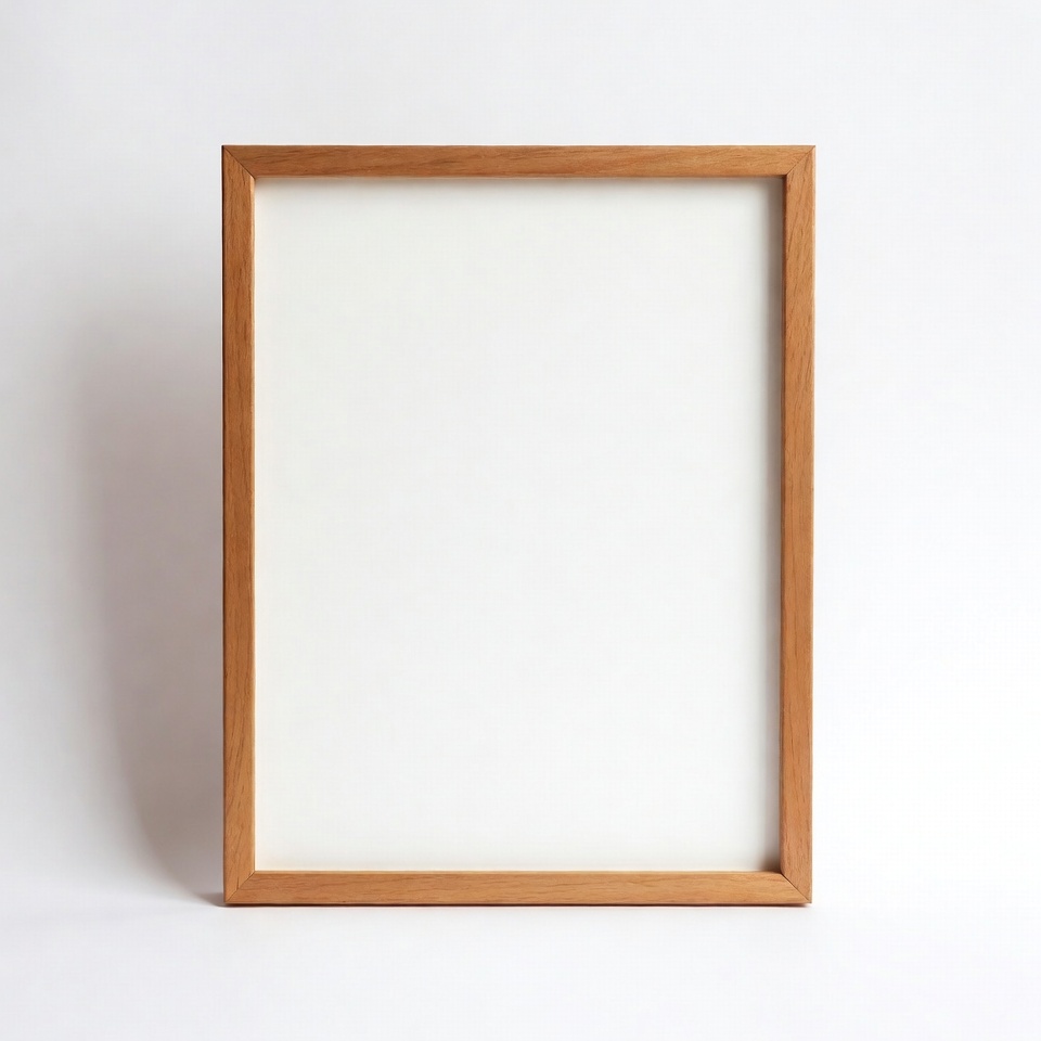 Blank frame on white background Blank frame on white background