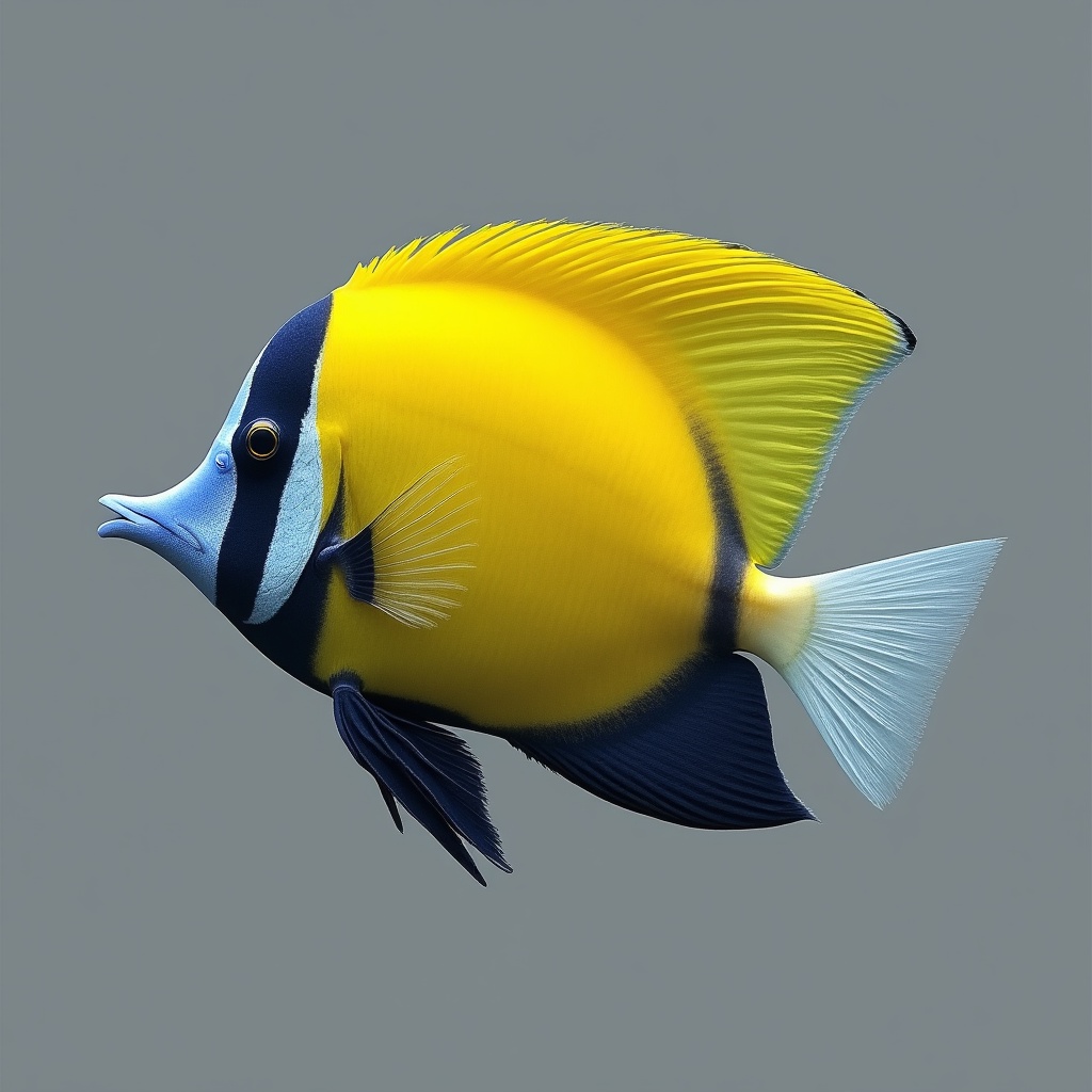 Colorful fish swimming in the ocean Colorful fish swimming in the ocean