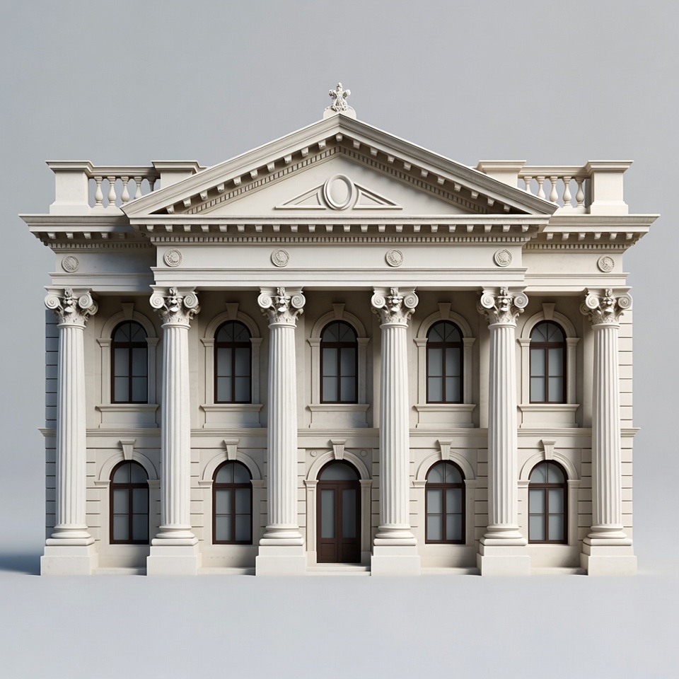 Building with columns and arches Building with columns and arches