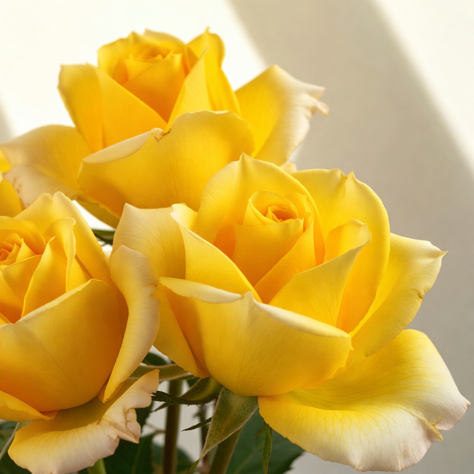 Yellow roses in bright light Yellow roses in bright light