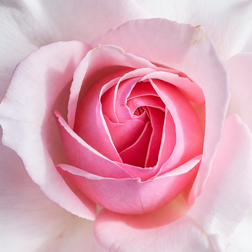 Pink rose blooms in center stage Pink rose blooms in center stage