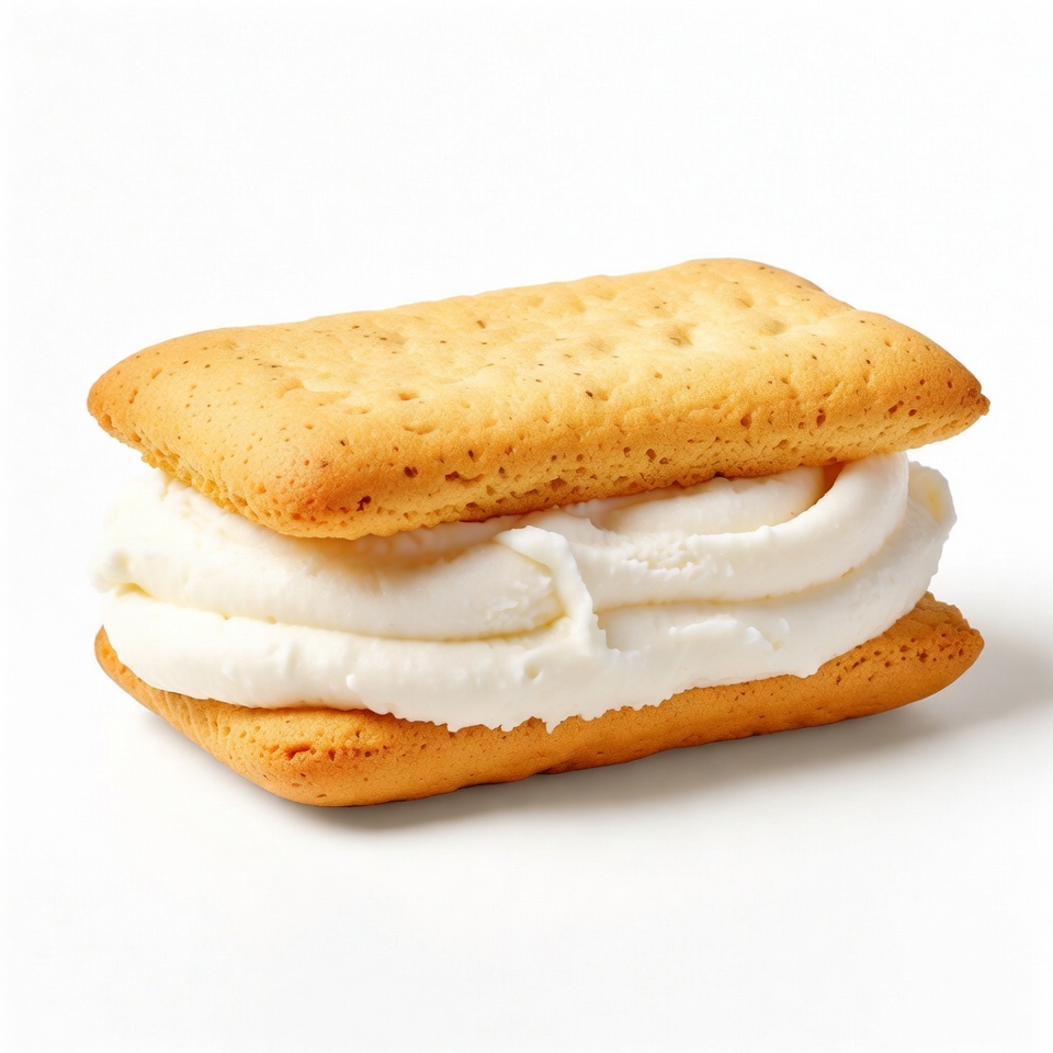 Vanilla ice cream sandwich treat Vanilla ice cream sandwich treat