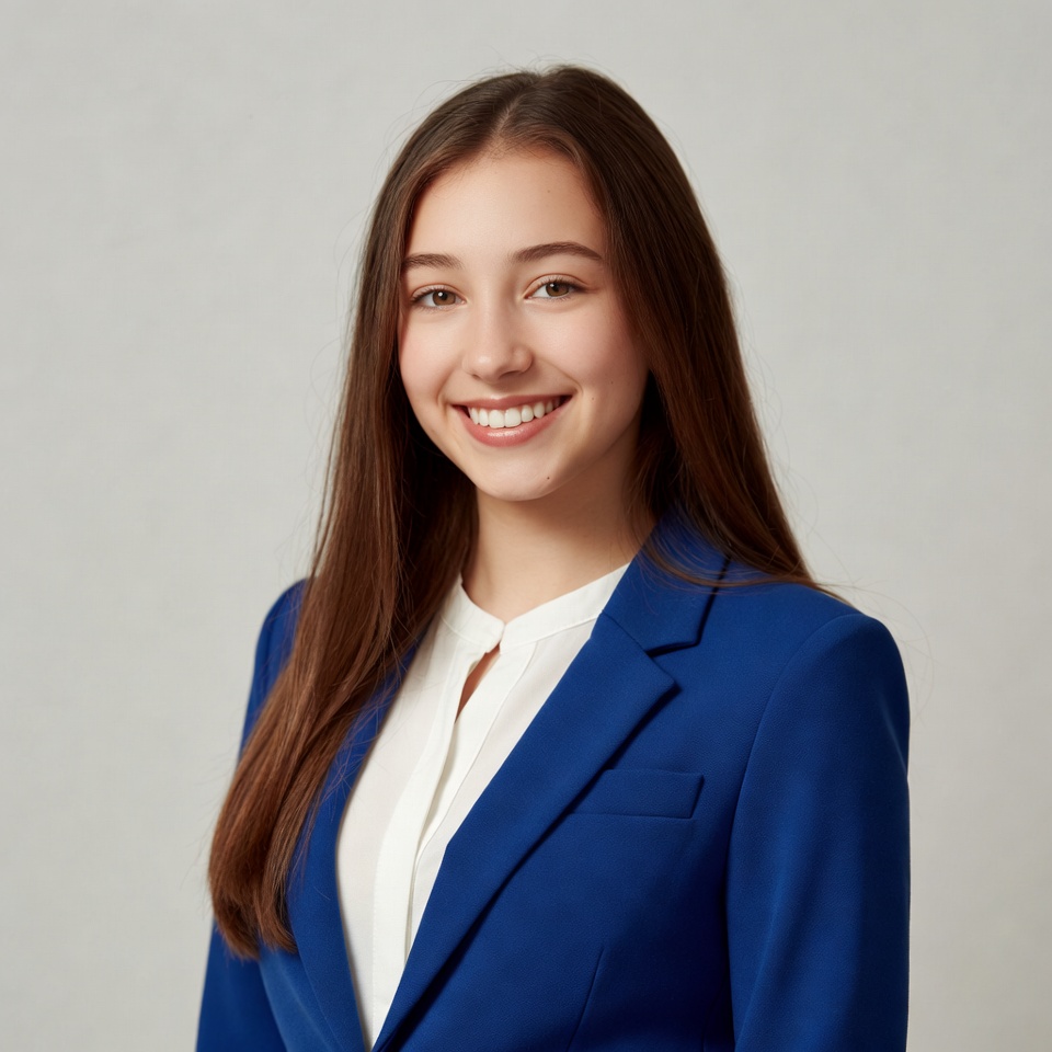 Professional portrait of a young woman Professional portrait of a young woman