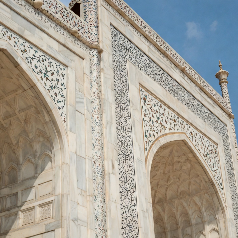 Detailed view of marble architecture Detailed view of marble architecture