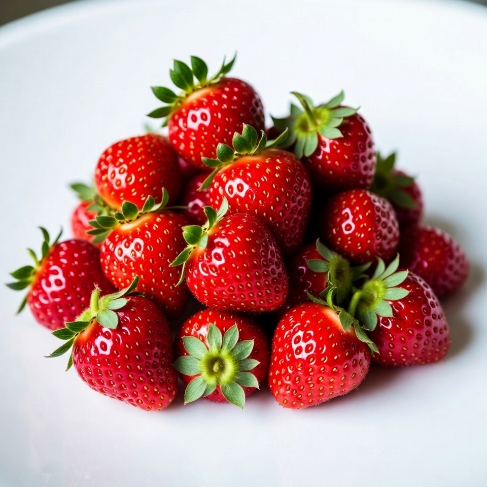 Fresh strawberries in a bowl Fresh strawberries in a bowl