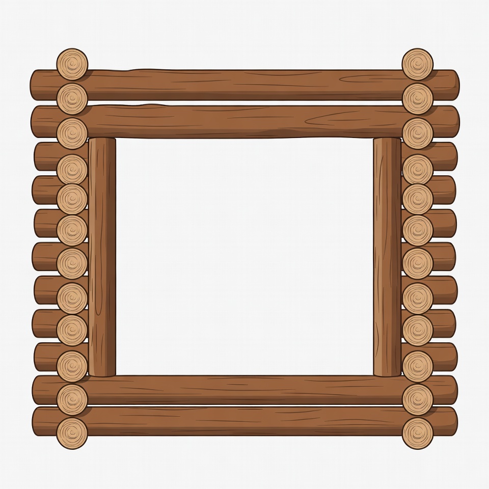 Simple wooden frame for display Simple wooden frame for display