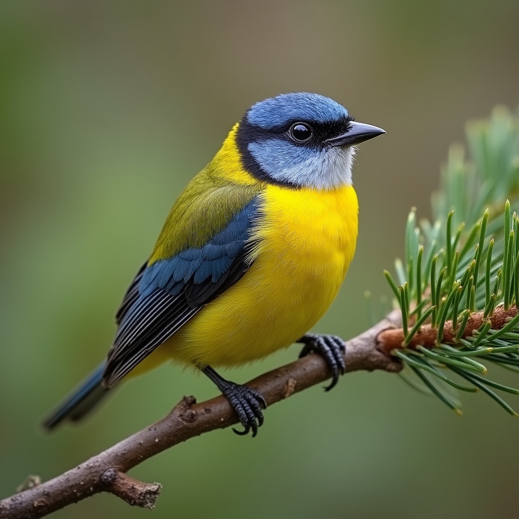 Bird sitting on a branch in nature Bird sitting on a branch in nature