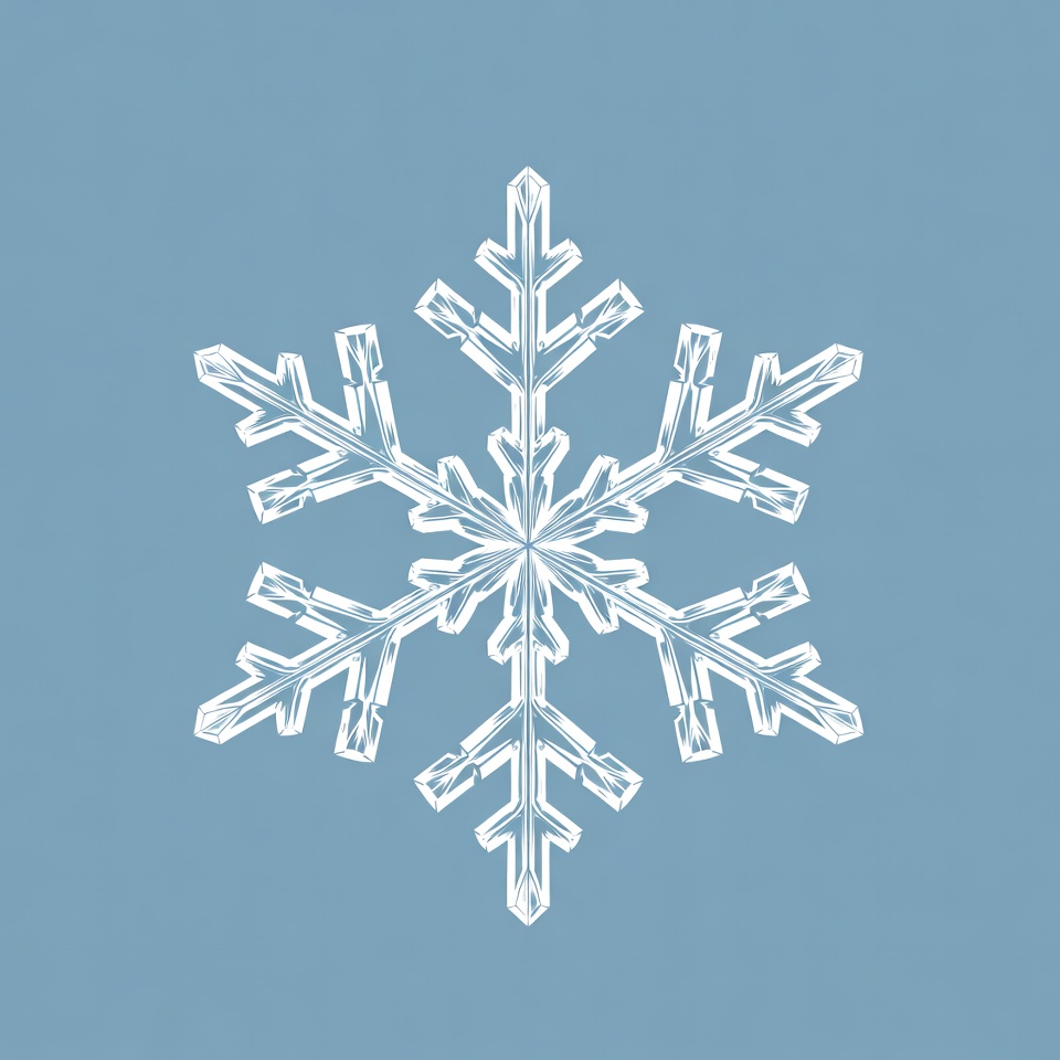 Snowflake on a blue background Snowflake on a blue background