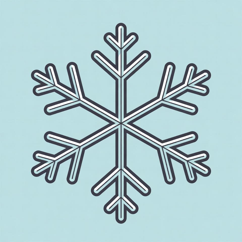 Snowflake design on a blue background Snowflake design on a blue background