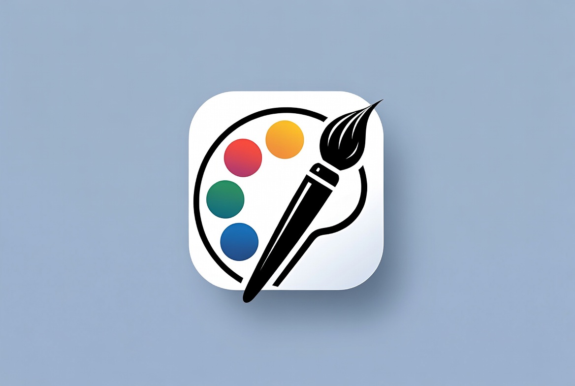 Art tools and colors on display Art tools and colors on display