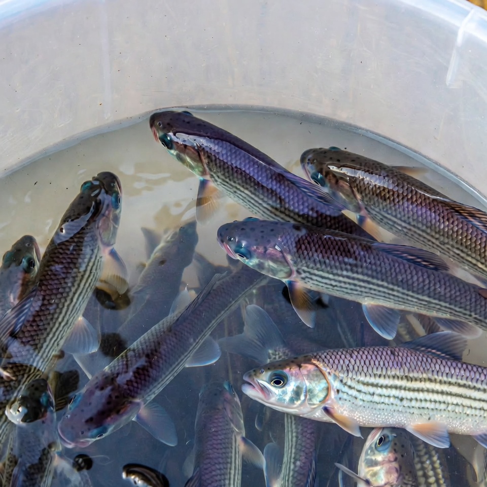 Fish swimming in clear water Fish swimming in clear water