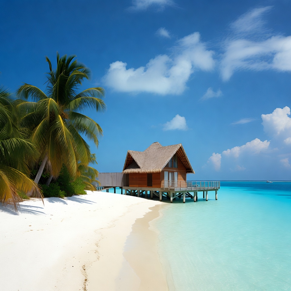 Beach house by clear water Beach house by clear water