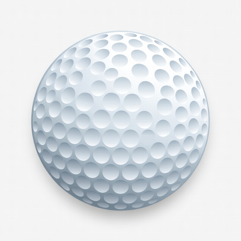 White golf ball on a plain background White golf ball on a plain background