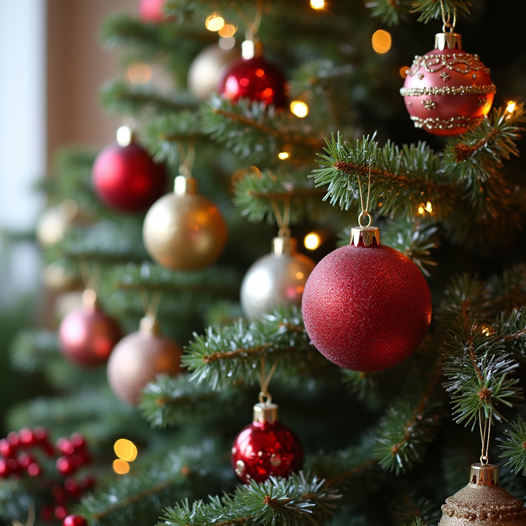 Christmas tree decorations in living room Christmas tree decorations in living room