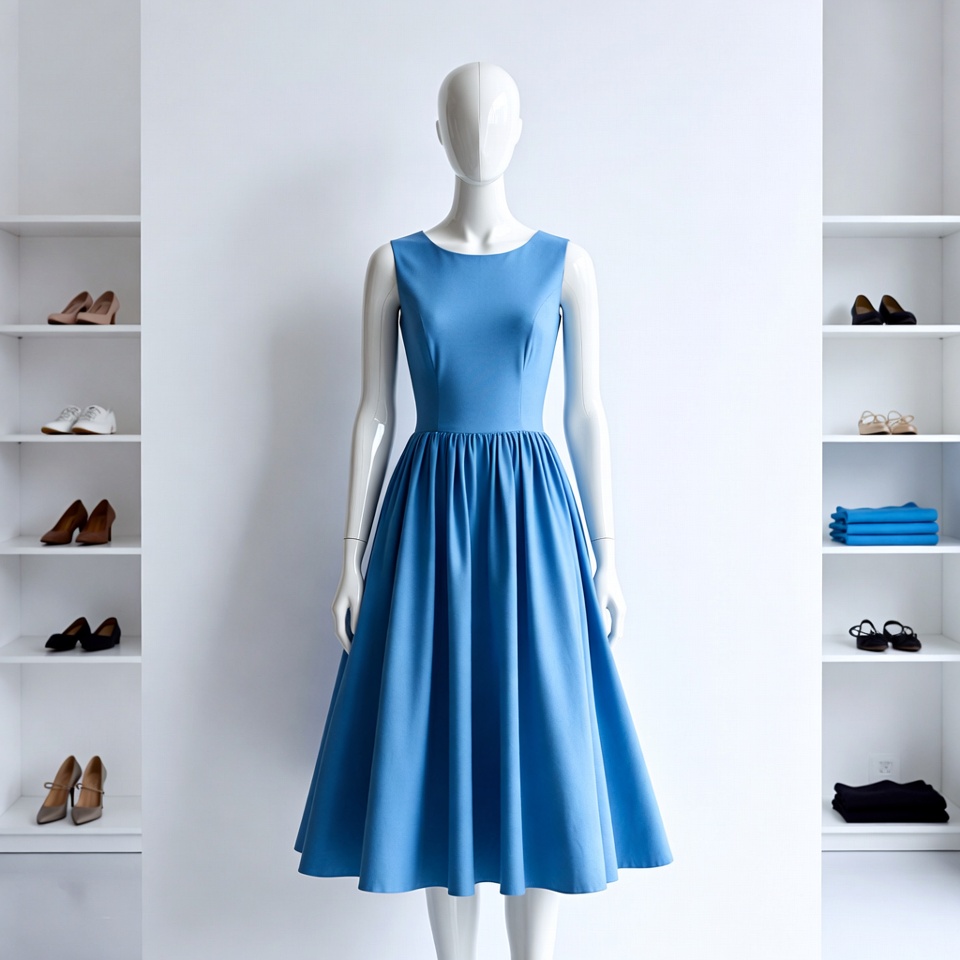 Dress displayed in shop Dress displayed in shop