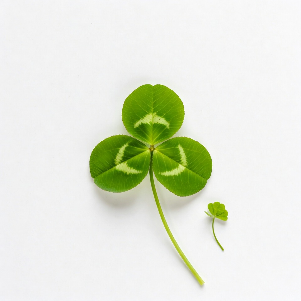 Three leaf clover with small leaf Three leaf clover with small leaf