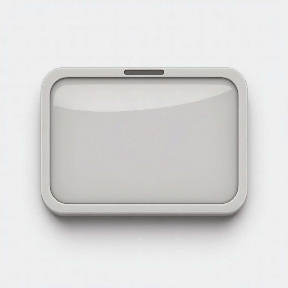 Blank tablet on a white background Blank tablet on a white background