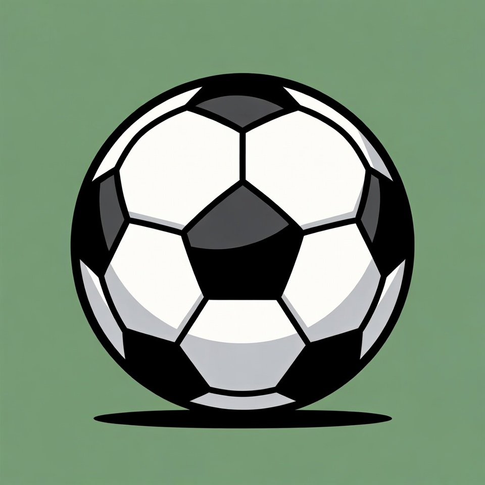 Soccer ball on green background Soccer ball on green background