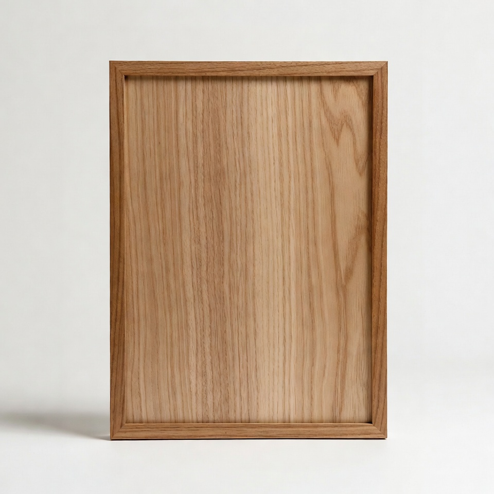 Wooden frame on white background Wooden frame on white background