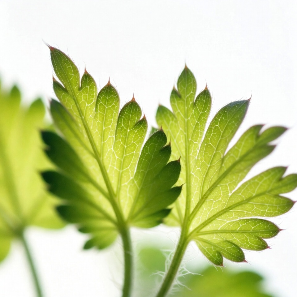 Green leaves under bright light Green leaves under bright light