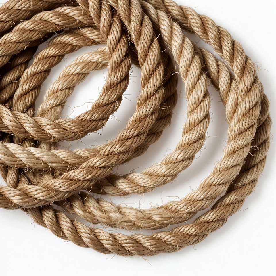 Twisted rope on white background Twisted rope on white background