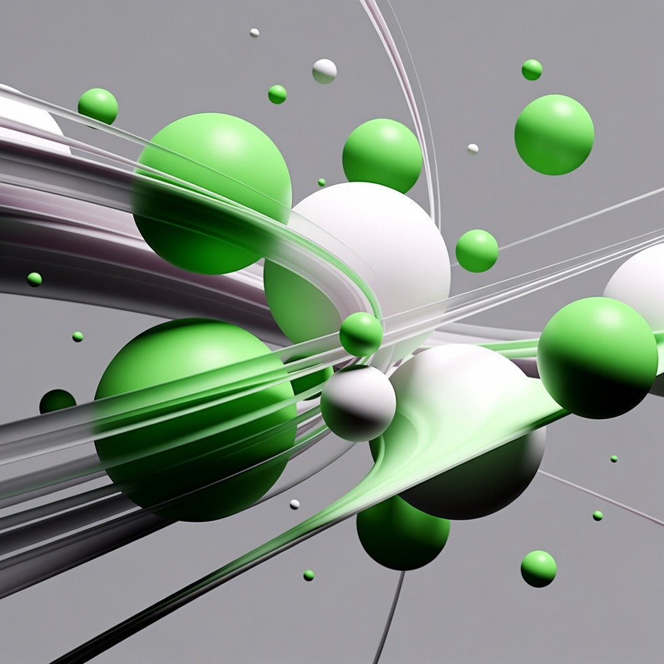 Colorful spheres in abstract design Colorful spheres in abstract design