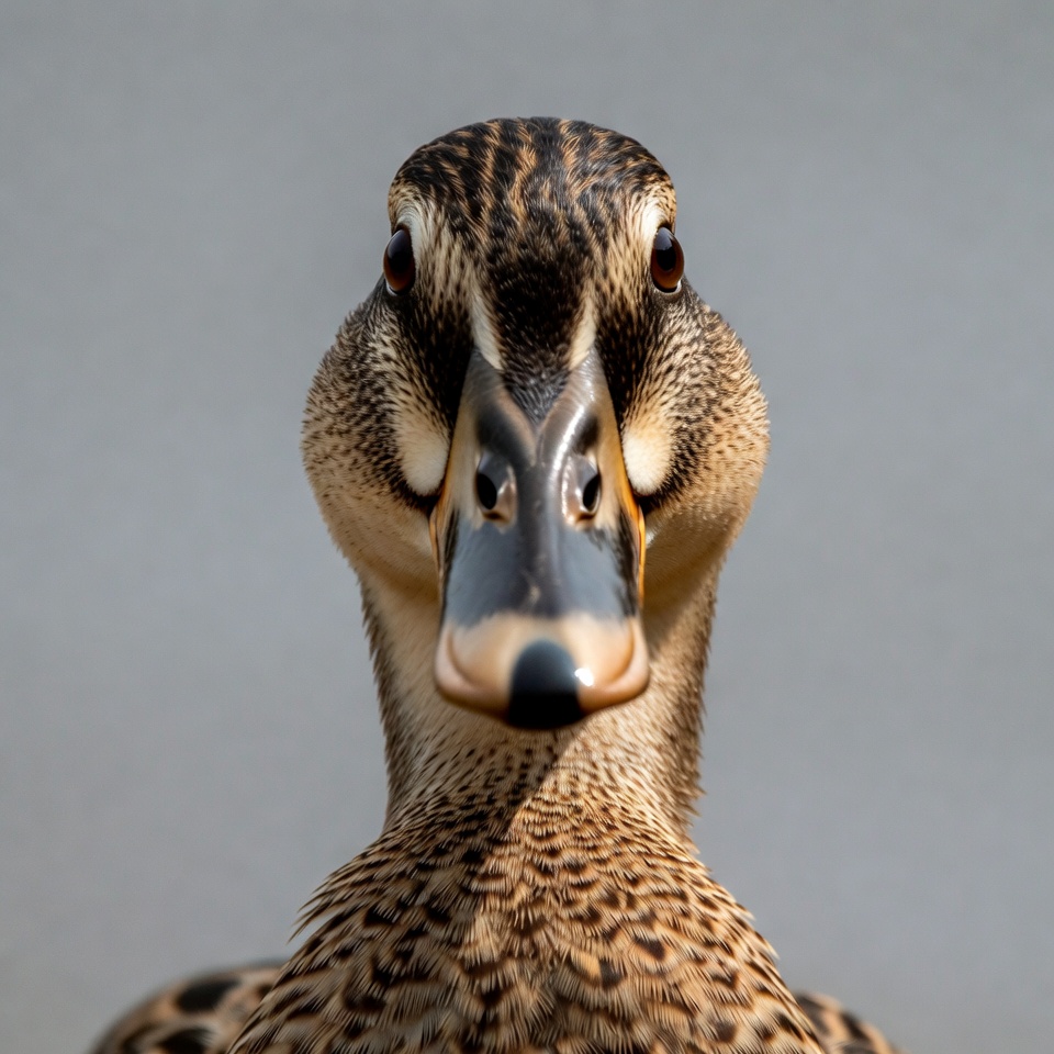 Duck in close view at lake Duck in close view at lake
