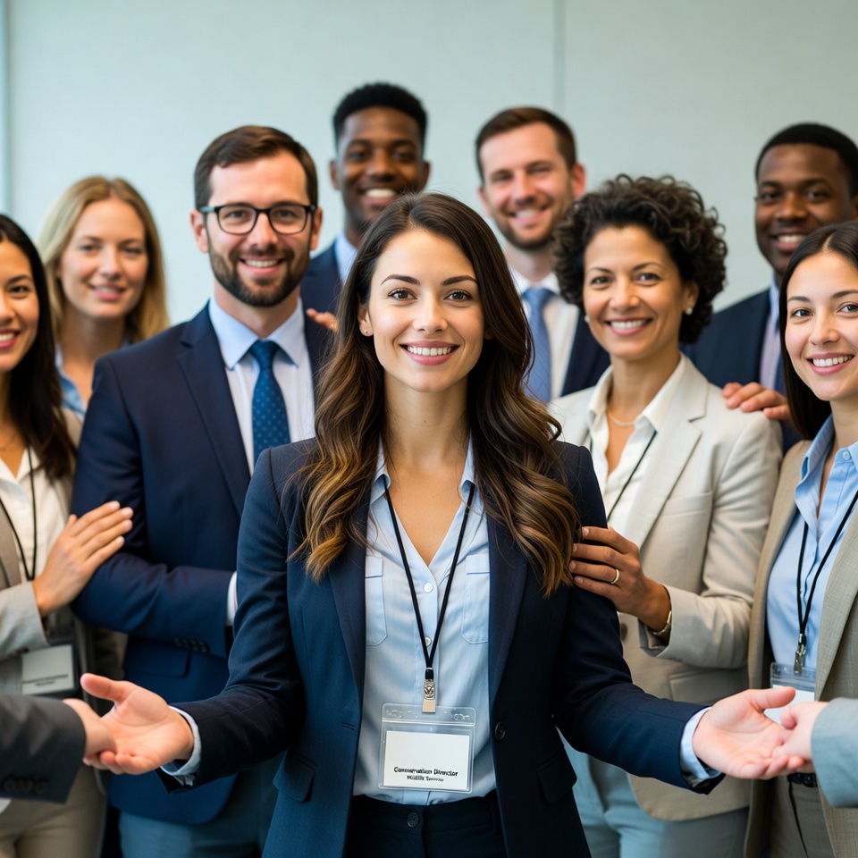 Business team meeting at office space Business team meeting at office space