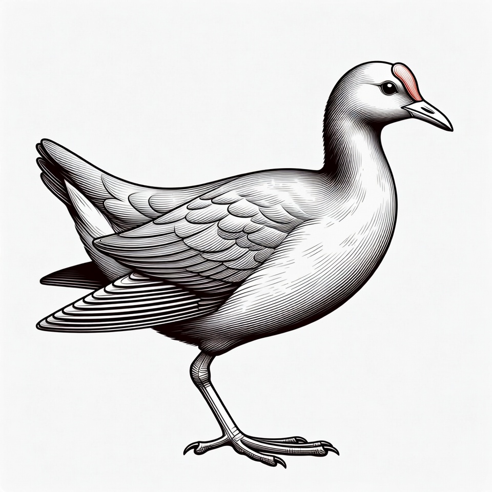 Bird standing on two legs Bird standing on two legs