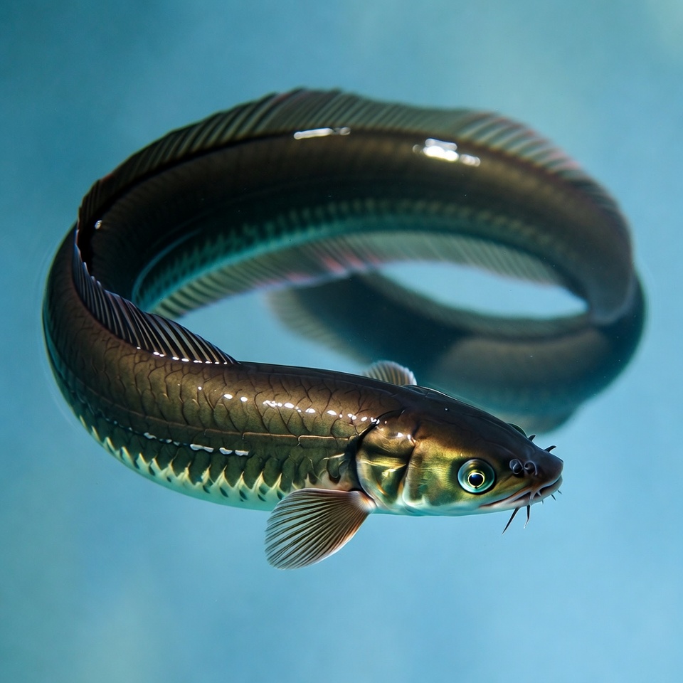 Fish swimming in clear water Fish swimming in clear water