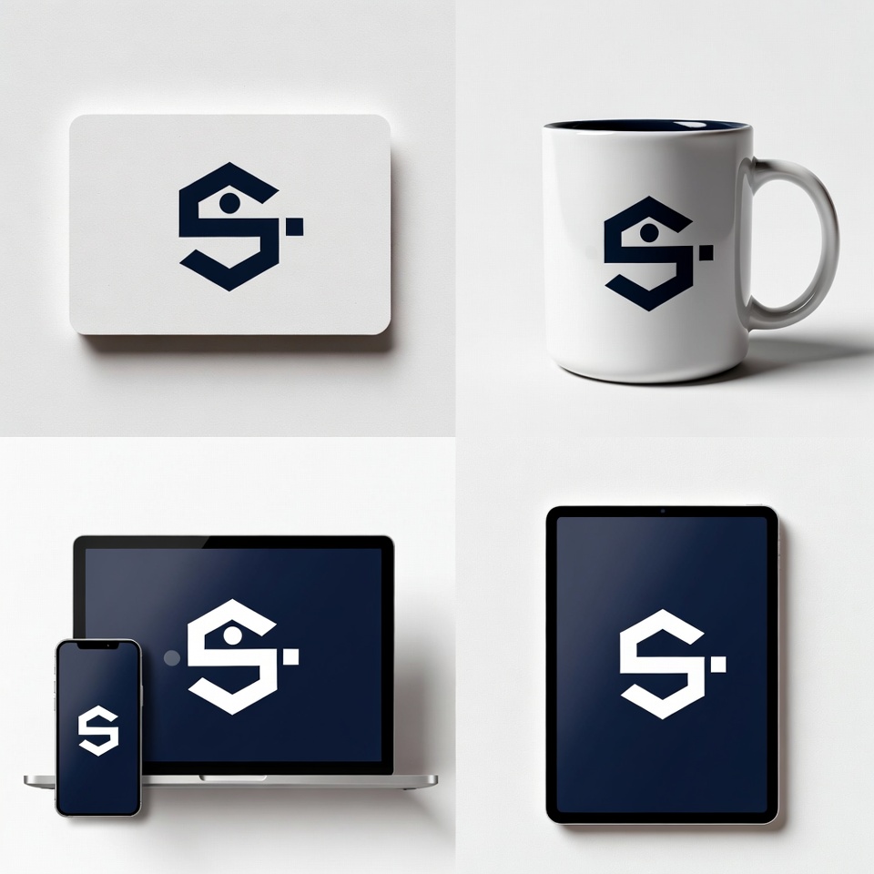 Various items with logo design Various items with logo design