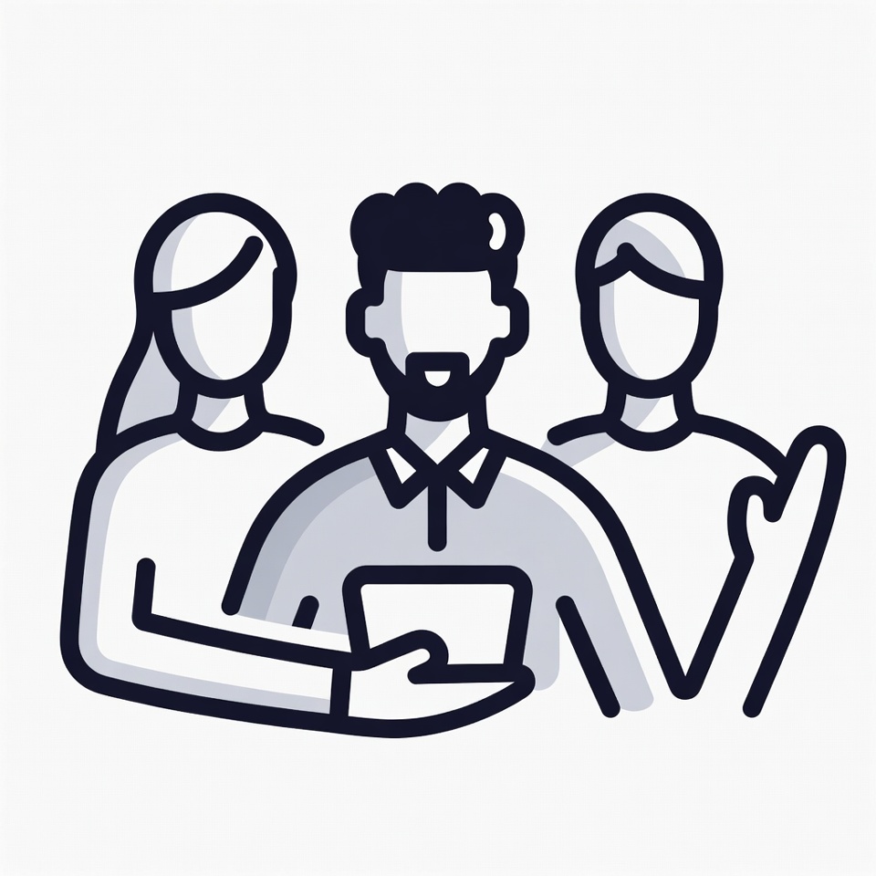 Group of people sharing ideas Group of people sharing ideas