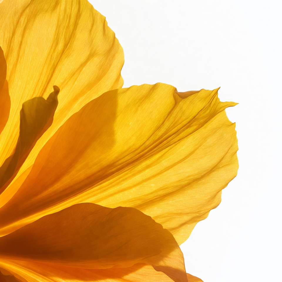 Bright yellow flower close-up view Bright yellow flower close-up view