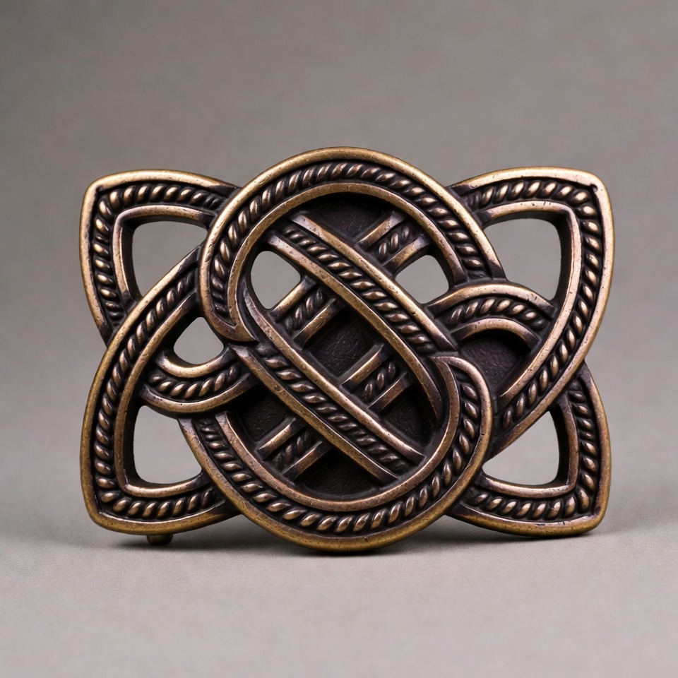 Bronze Celtic Knot Belt Buckle Bronze Celtic Knot Belt Buckle
