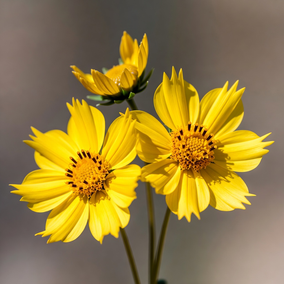 Cluster of yellow daisies Cluster of yellow daisies