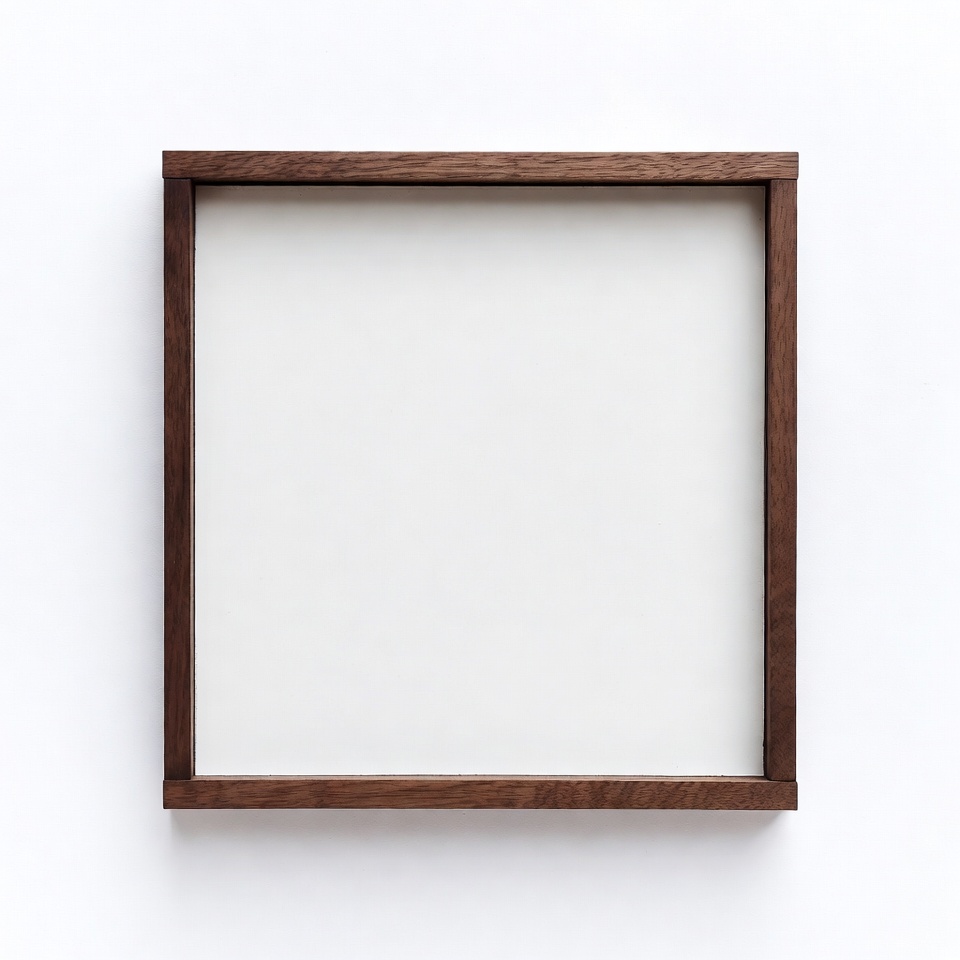 Wooden Frame with White Sign Wooden Frame with White Sign