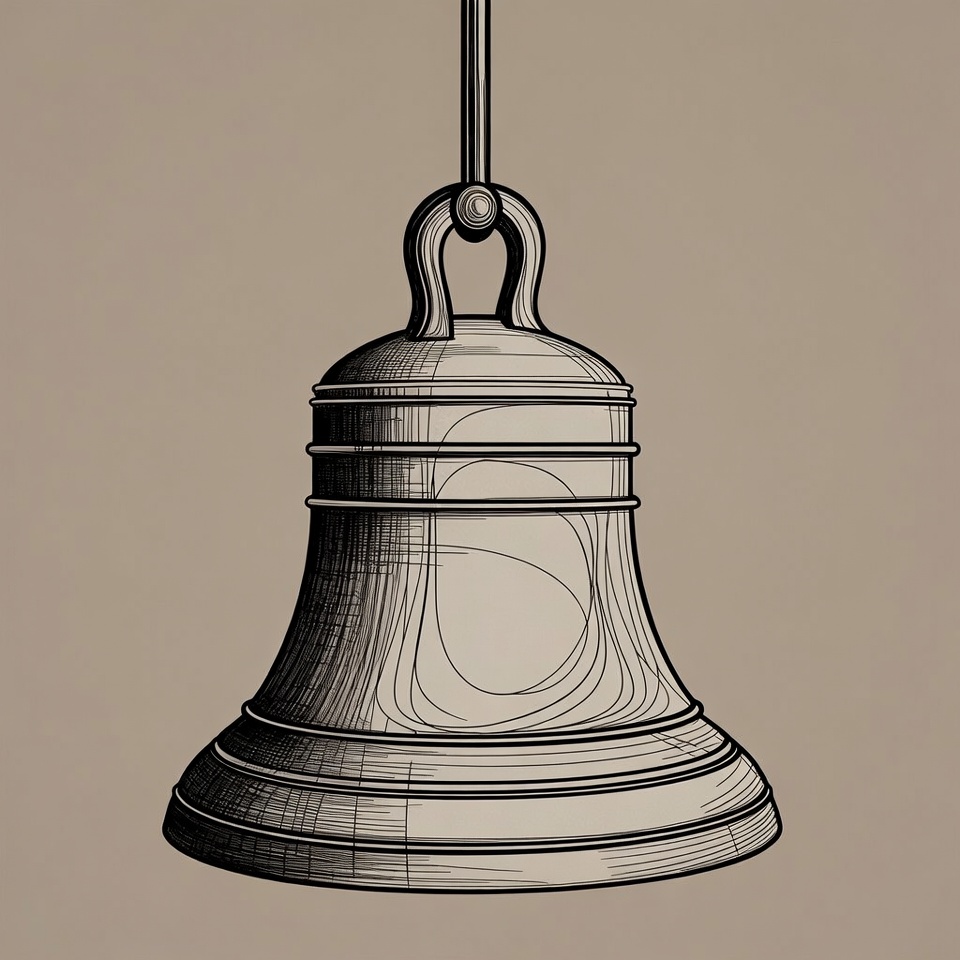 Hanging Bell Illustration Hanging Bell Illustration