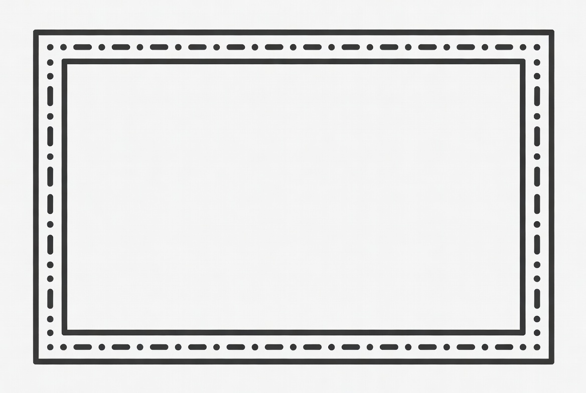 Thick black outline frame Thick black outline frame