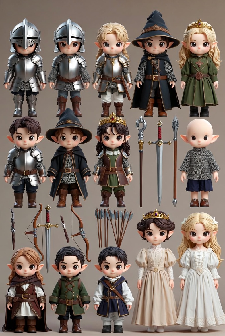 Chibi Fantasy Characters Collection Chibi Fantasy Characters Collection
