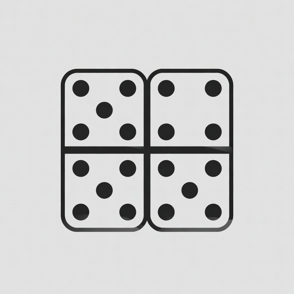 Double Six Domino Tiles Double Six Domino Tiles