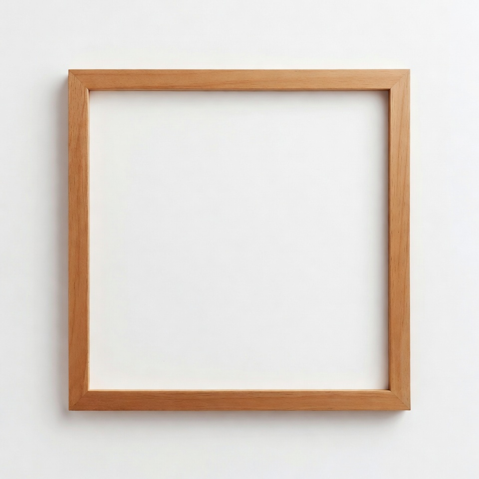 Empty Wooden Picture Frame Empty Wooden Picture Frame
