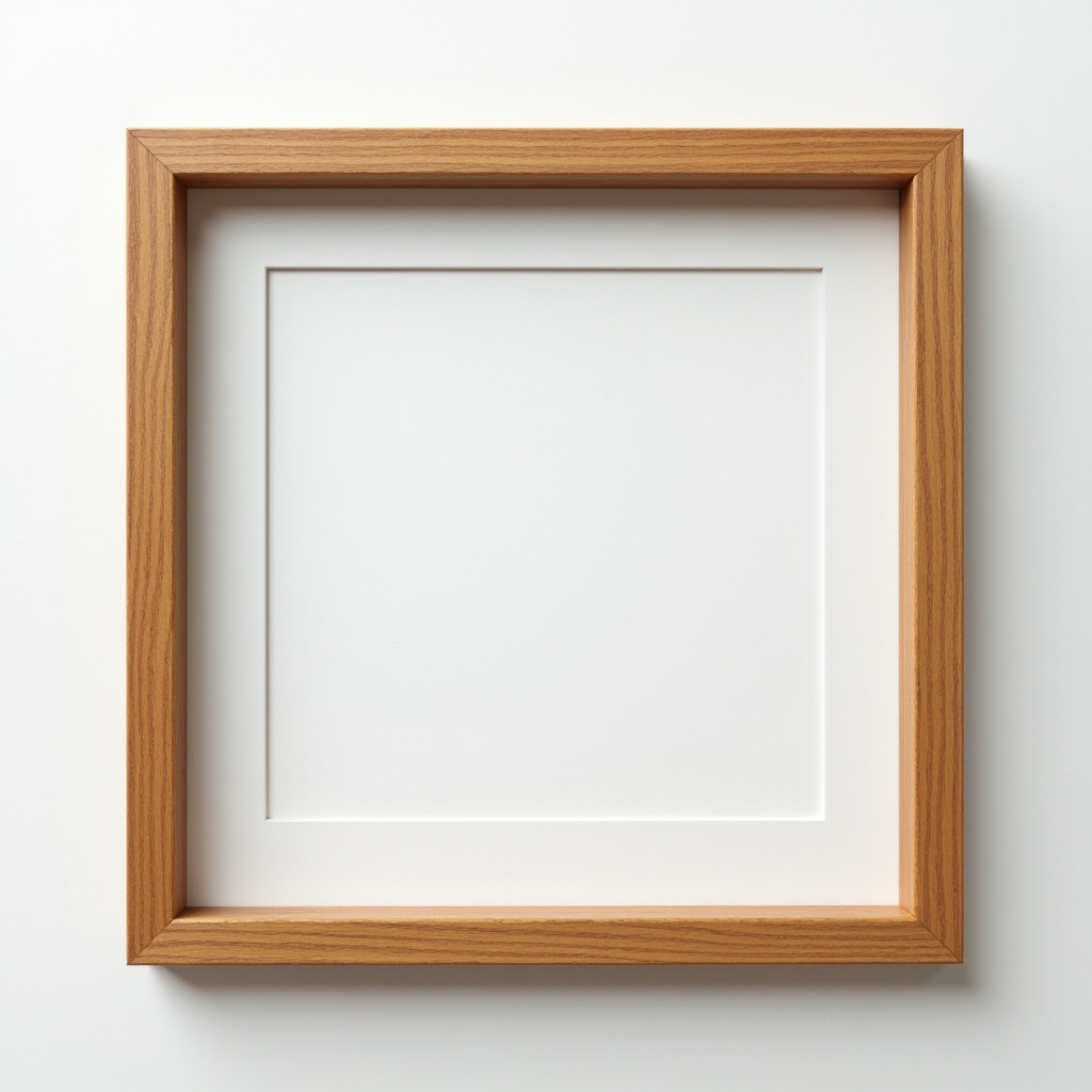 Empty Wooden Picture Frame Empty Wooden Picture Frame