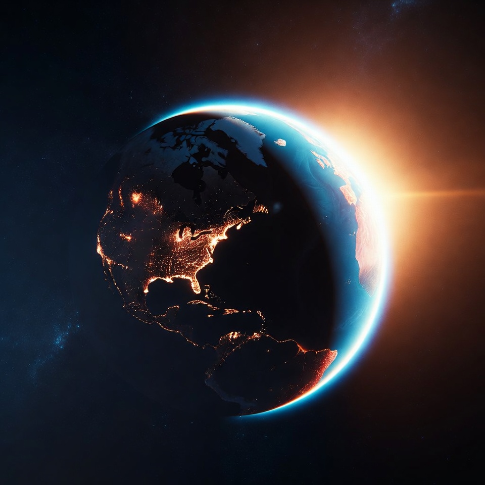 Earth at Night from Space Earth at Night from Space