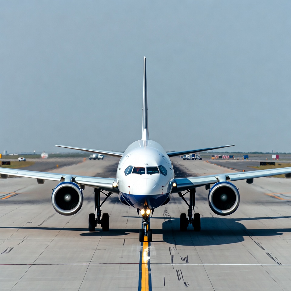 British Airways Airplane on Runway British Airways Airplane on Runway