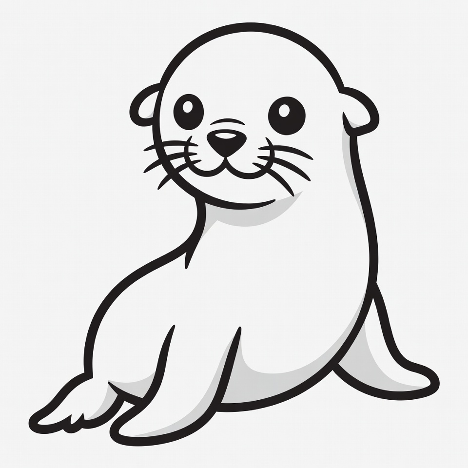 Cute baby seal clipart Cute baby seal clipart