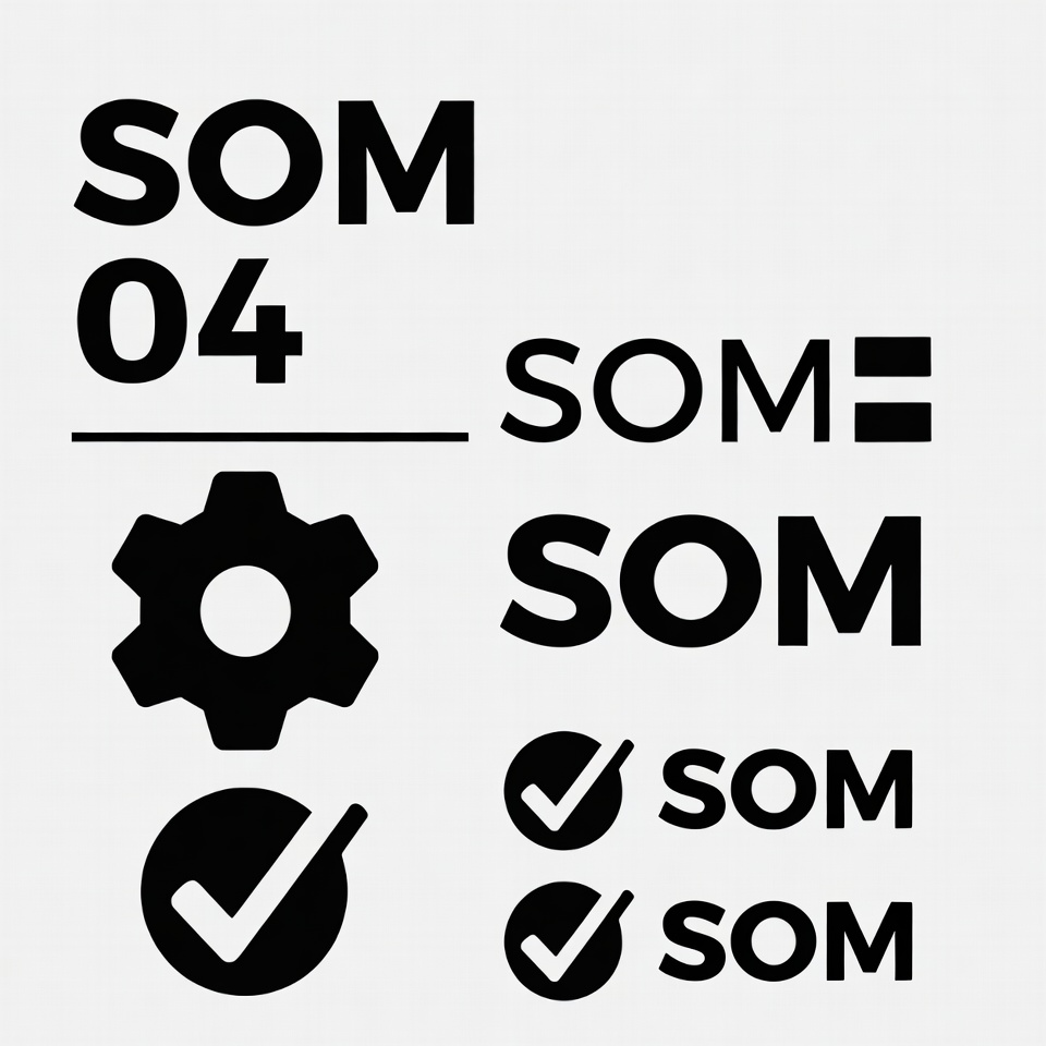 SOM04 Settings Gear Checkmark Icons SOM04 Settings Gear Checkmark Icons