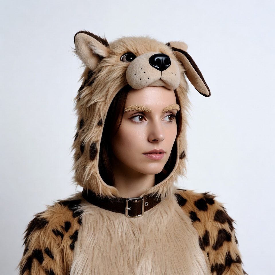 Woman in leopard costume Woman in leopard costume