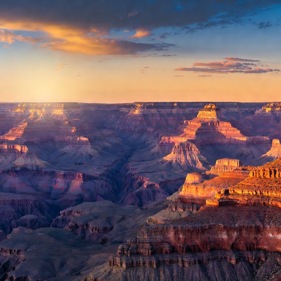 Grand Canyon Sunset Panorama Grand Canyon Sunset Panorama