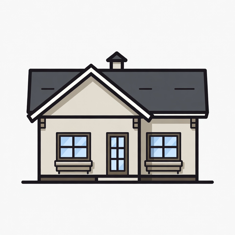 Simple House Illustration Simple House Illustration